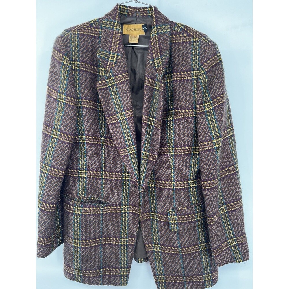 Classiques Entier Womens Blazer Jacket Size large petite Sanyo